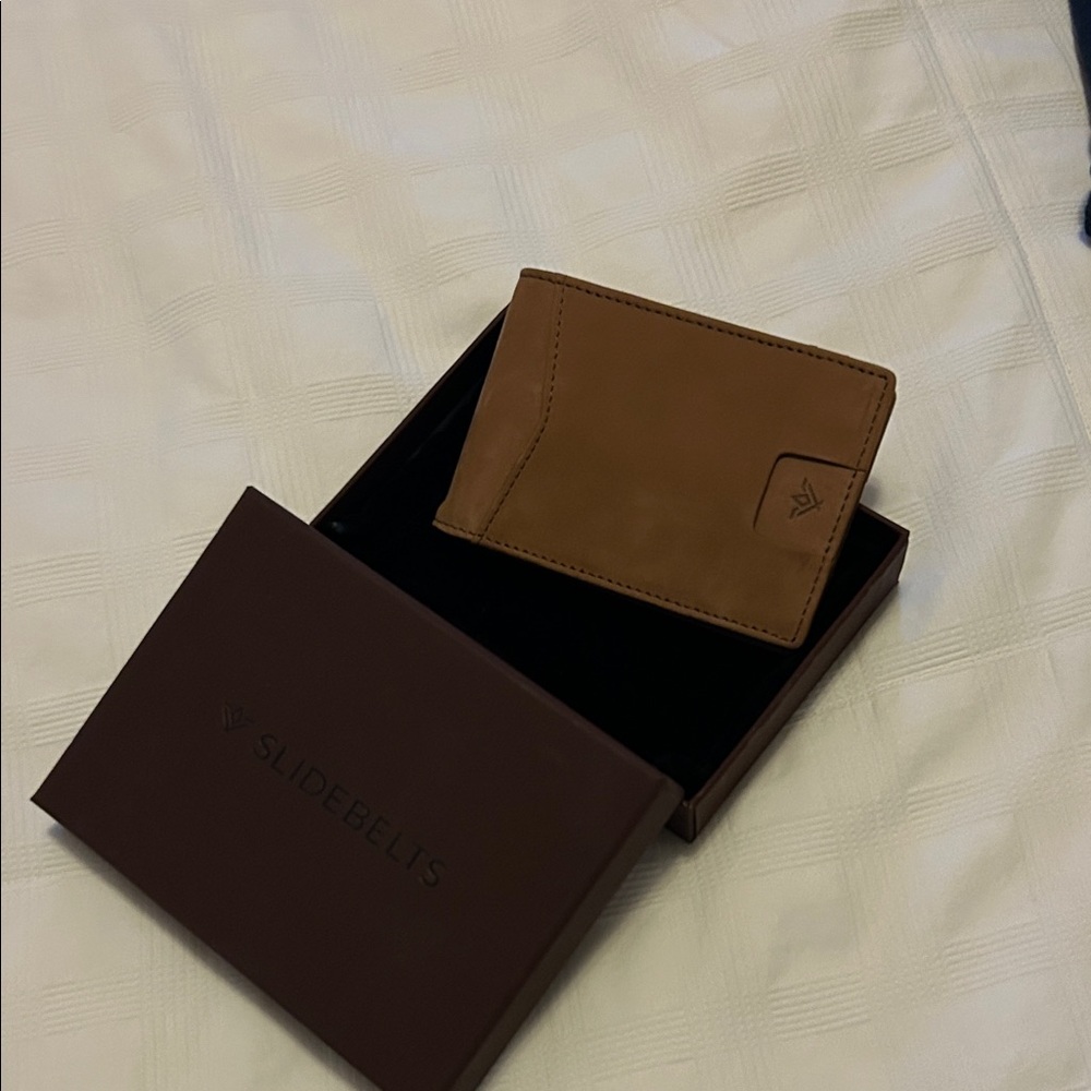 Men's Brown Leather Card Holder